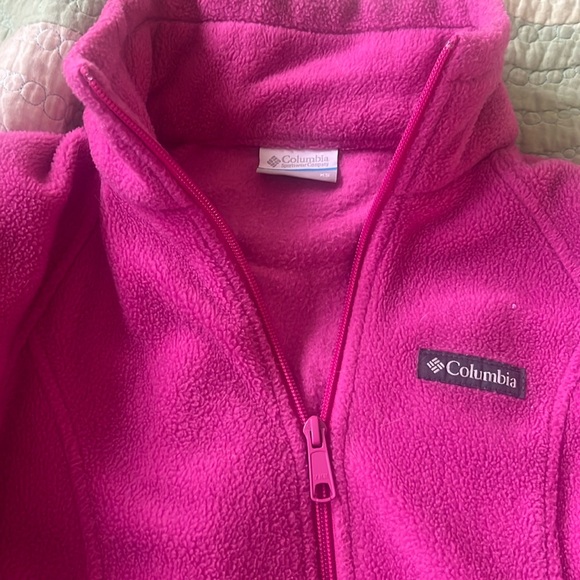 Women’s pink Columbia jacket with zippered pockets - Picture 1 of 4